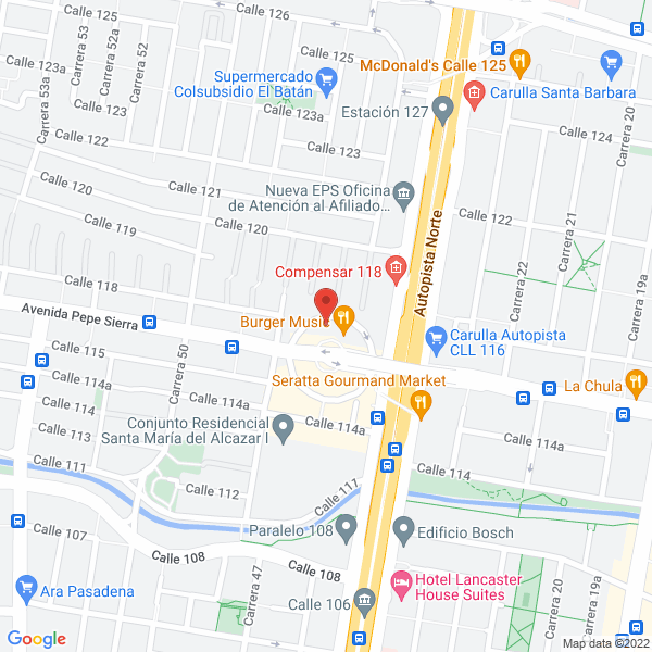 Map of Dávila Ladrón De Guevara Consultores S.A.S.