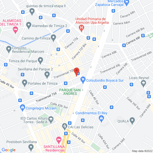 Map of Dayoz Ltda