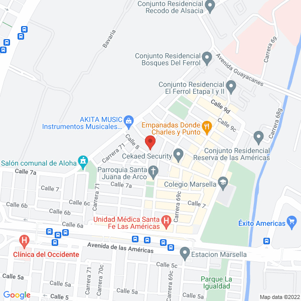 Map of Conmedic Ltda