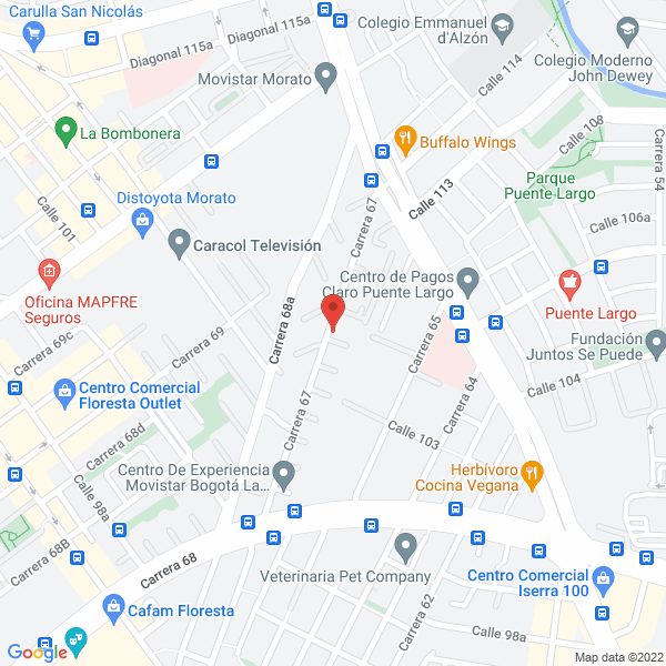 Map of Conspro Ingeniería Ltda.