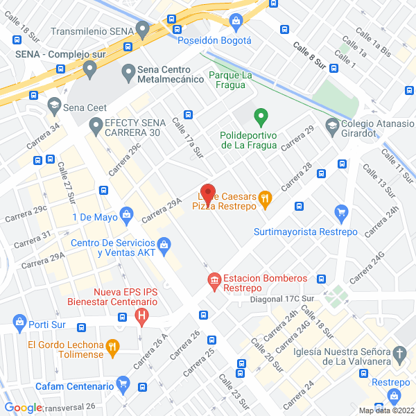 Map of Plasticos F.E.D