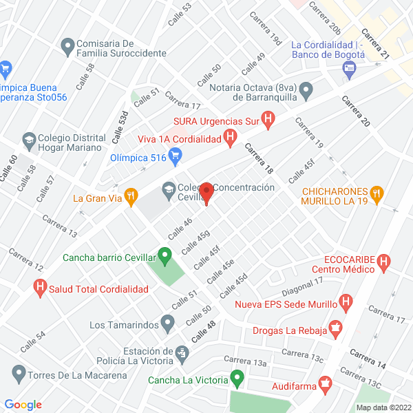 Map of Constructora Y Asociados De Colombia S.A.S.