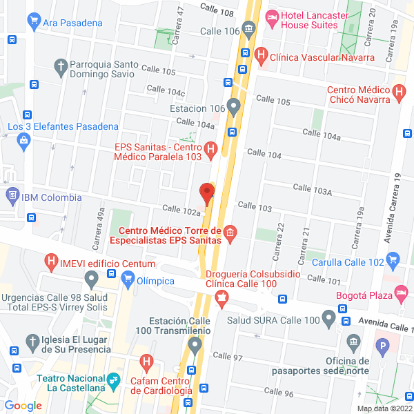 Map of Construsar S.A