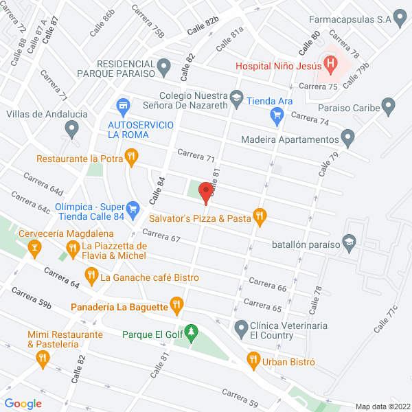 Map of Construservicios Arquitectura E Ingeniería Ltda.