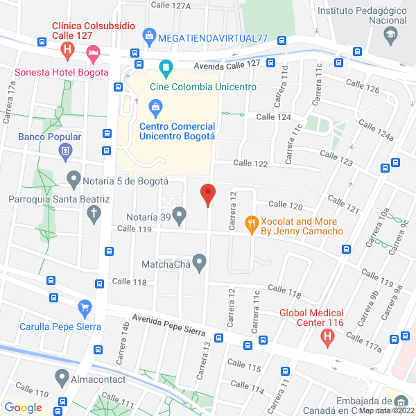 Map of Conjunto Residencial Calle 15 Ltda.