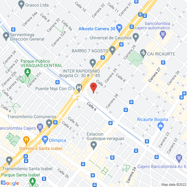 Map of Conkruztek Ingeniería S.A.S