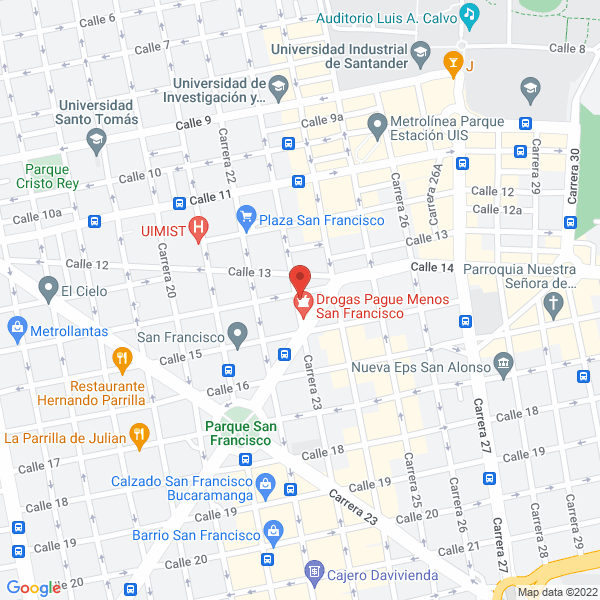 Map of Conos Hernández
