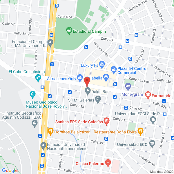 Map of Construcción Creativa Sas