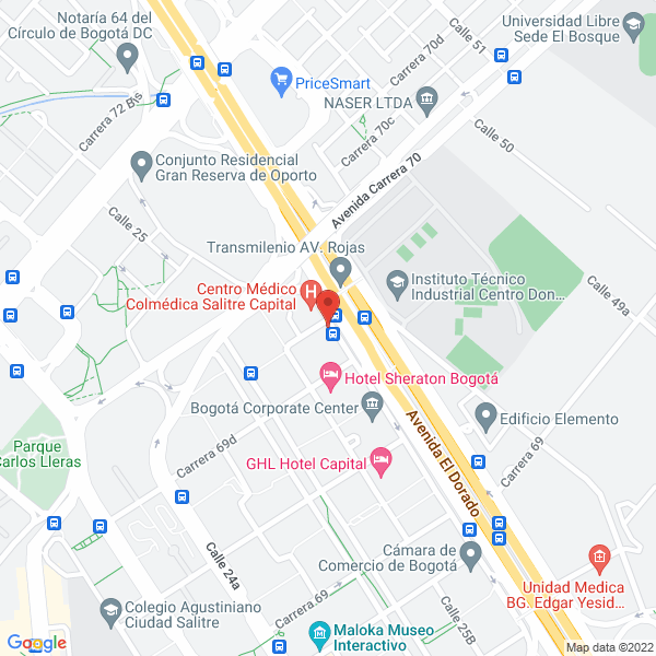 Map of Centro Empresarial Arrecife