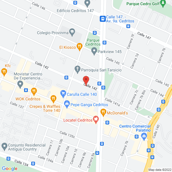 Map of Construlisto Ltda.
