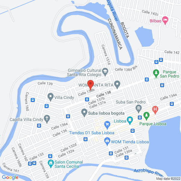 Map of Construpineda Ltda.