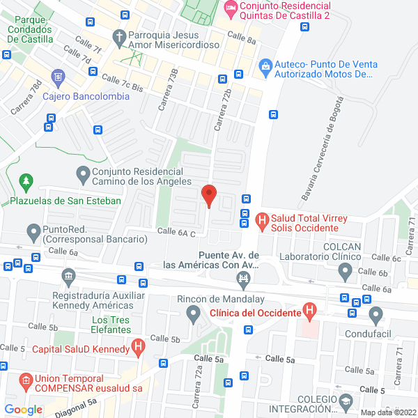 Map of Consuelo Hernandez & Asociados S.A.S.