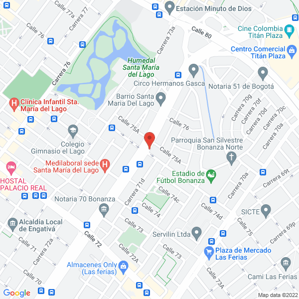 Map of Consultores Y Asesores Cemec S.A.S.