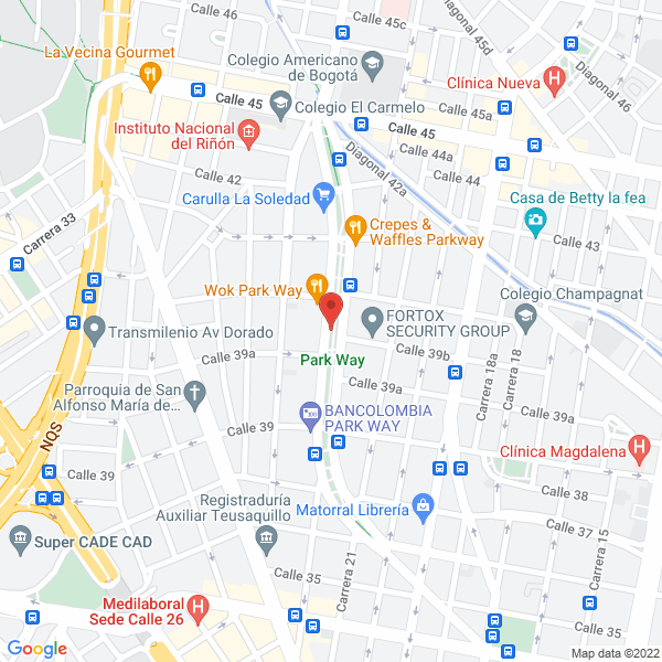 Map of De Una Colombia Tours Ltda.