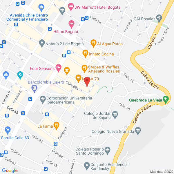 Map of De Vivero Abogados S.A.S.