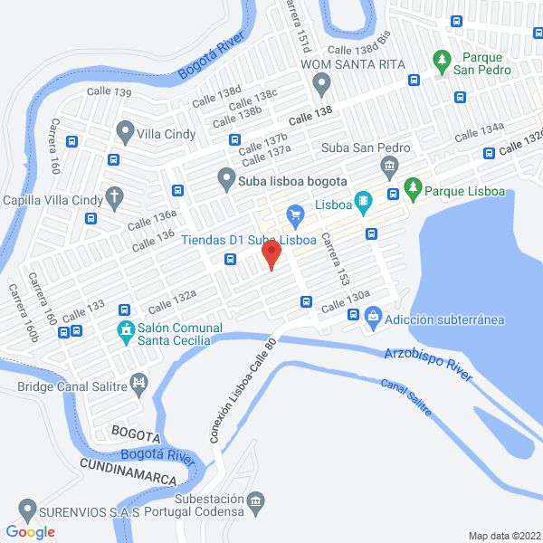 Map of Deapado De Cañería Charry