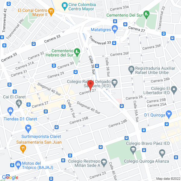 Map of Delicias Del Campo