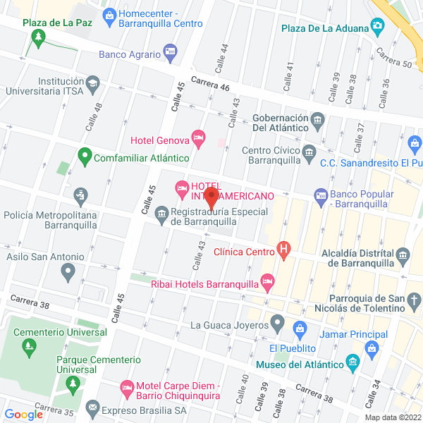 Map of Dennis Rojas Herazo