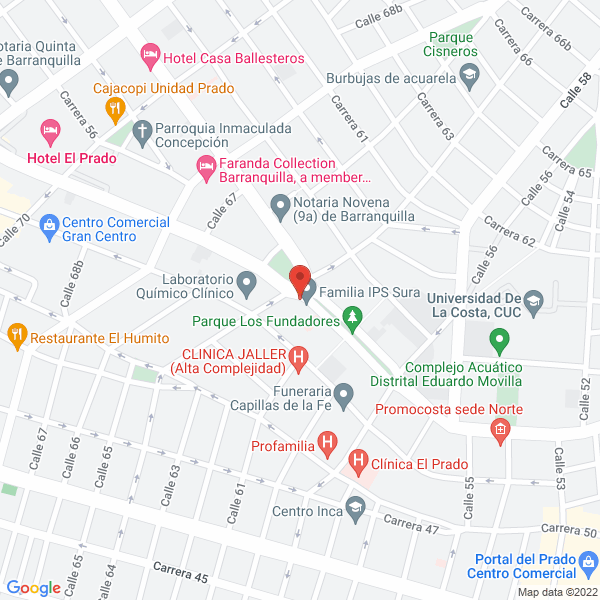 Map of Dental Medical Center
