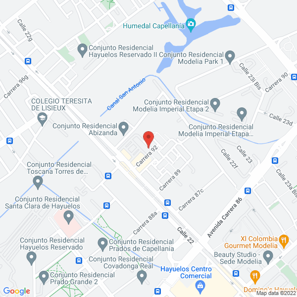 Map of Compañia De Vigilancia Privada Manhatan