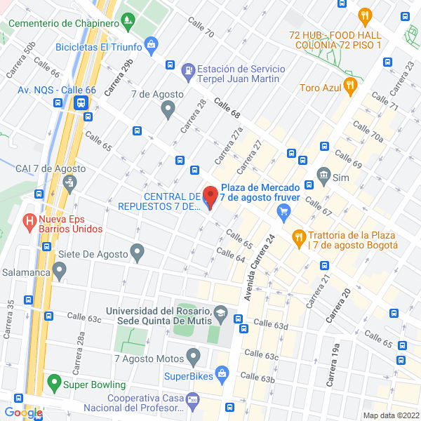 Map of Distribuciones Cityalarmas Ltda