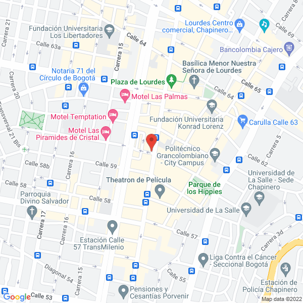 Map of Drogueria Hospitalaria De La 60
