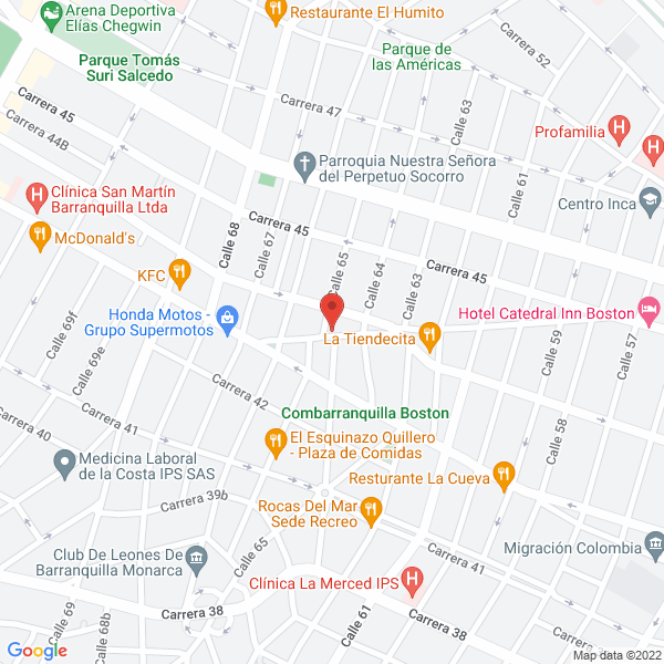 Map of Distribuciones E.Q. Ltda.