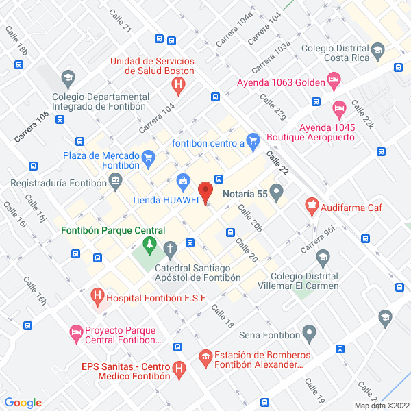 Map of Distribuidora De Cosméticos Los Paisitas