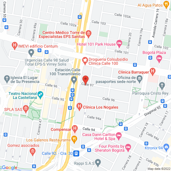 Map of Diego Mauricio Barreto Suarez