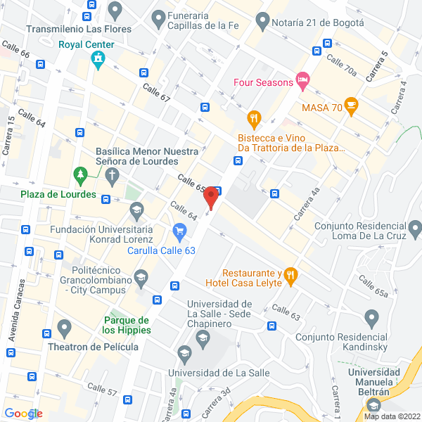Map of Cooperativa Multiactiva Credimil Ltda.