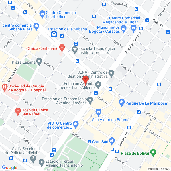 Map of Cooperativa Nacional De Odontólogos