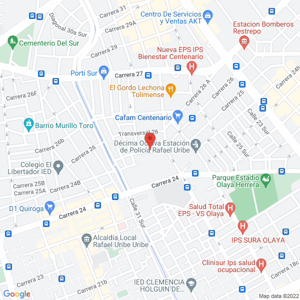Map of Cooperativa Trabajo Asociado Asesorar