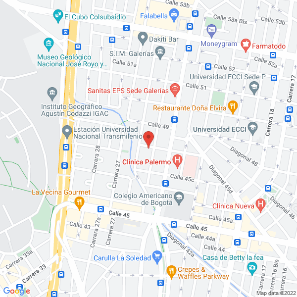 Map of Coralmédica Ltda.
