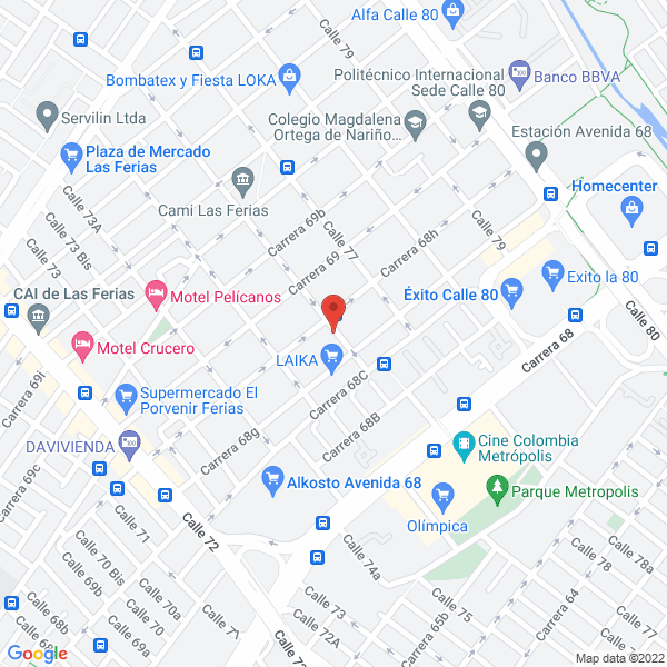 Map of Corpitex