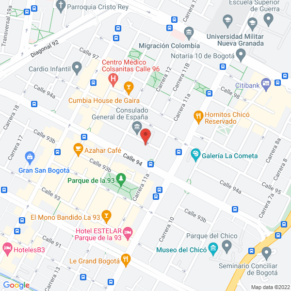 Map of Cosistemas Ltda