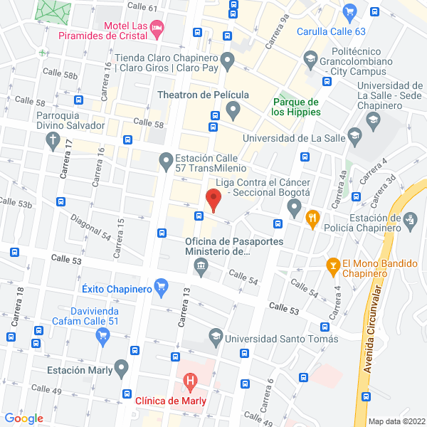 Map of Cooperativa De Crédito Solidario Consolidar