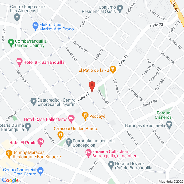 Map of Costa Tours
