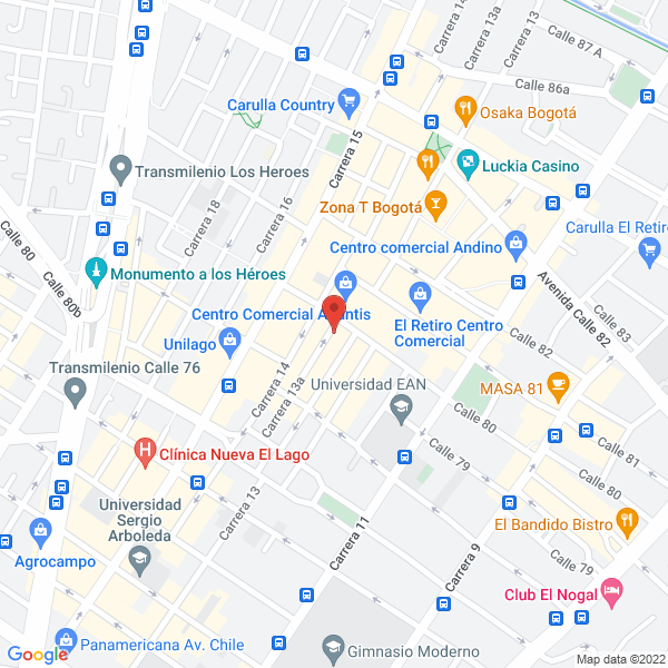 Map of Crab Legs S.A.S.