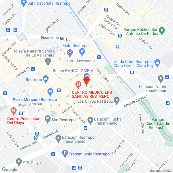 Map of Creaciones Bags Star S.A.S.