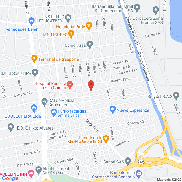 Map of Compra Y Venta Malambo