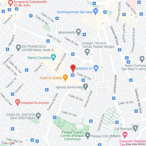 Map of Diver Fibra Ltda