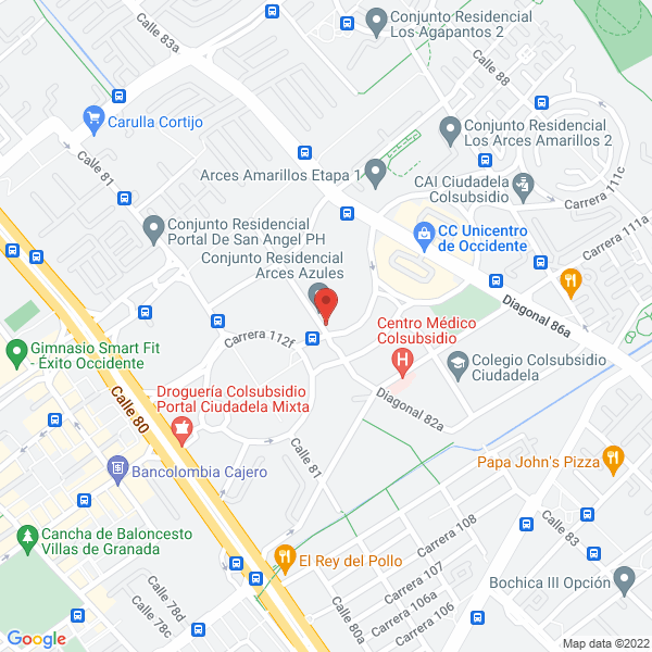Map of Confort Acústico Ingeniería S.A.S.
