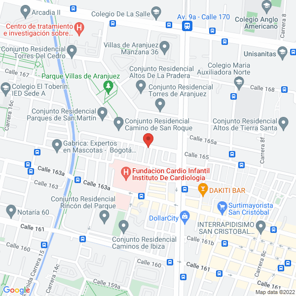 Map of Drogueria Confortfarma