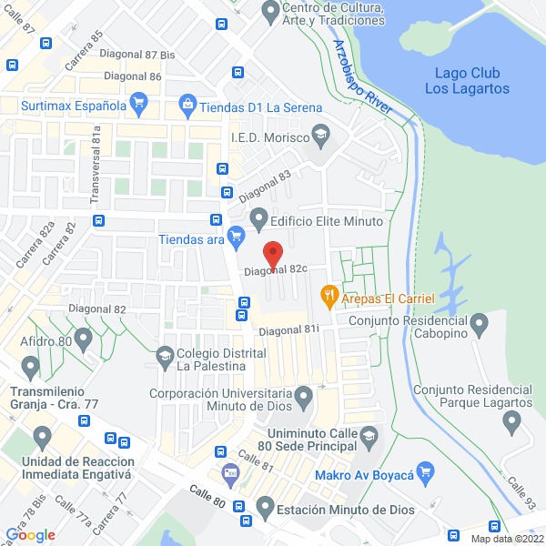 Map of Conjunto Residencial Los Cárpatos