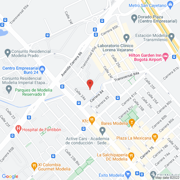 Map of Connect Inglés
