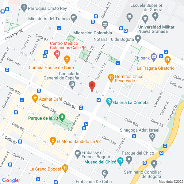 Map of Consejo Profesional De Ingeniería De Petróleos