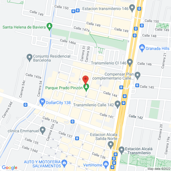 Map of Cosmovivienda Importadoras Ltda