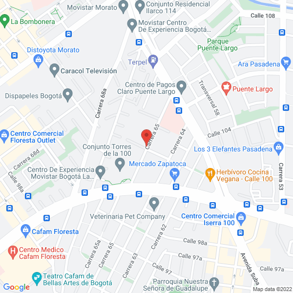 Map of Cpcb S.A.S.
