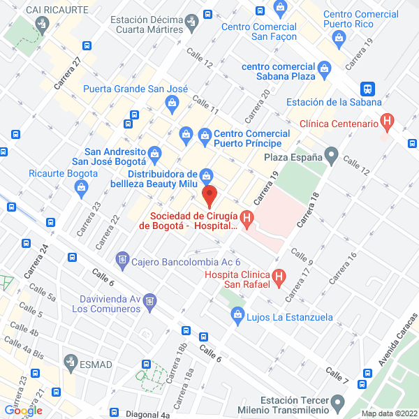 Map of Creacion Ton & Samy