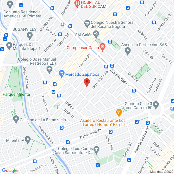 Map of Creaciones Jhasbleidy Y D'Albertini